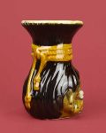 Shrunken Head Hand Painted Ceramic Tiki Mug