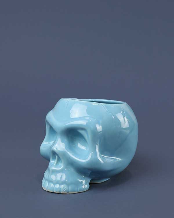 Ceramic Skull Tiki Mug