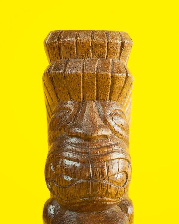 Hand Carved Wooden Tiki - KU