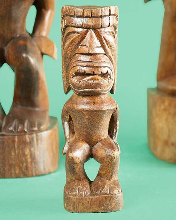 Hand Carved Wooden Tiki - KU