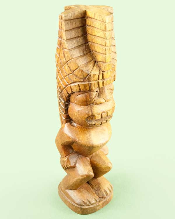 Hand Carved Wooden Tiki - Lono