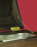 wooden treasure chest cocktail sharer