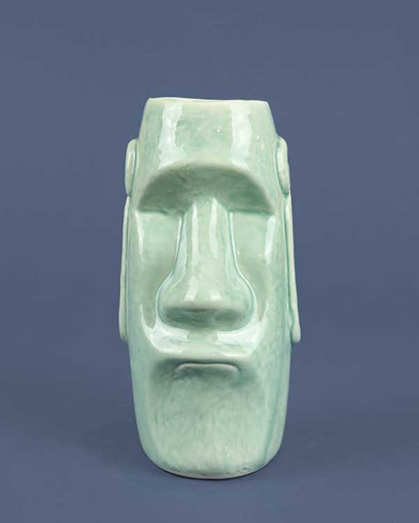 Ceramic Moai Tiki Mug