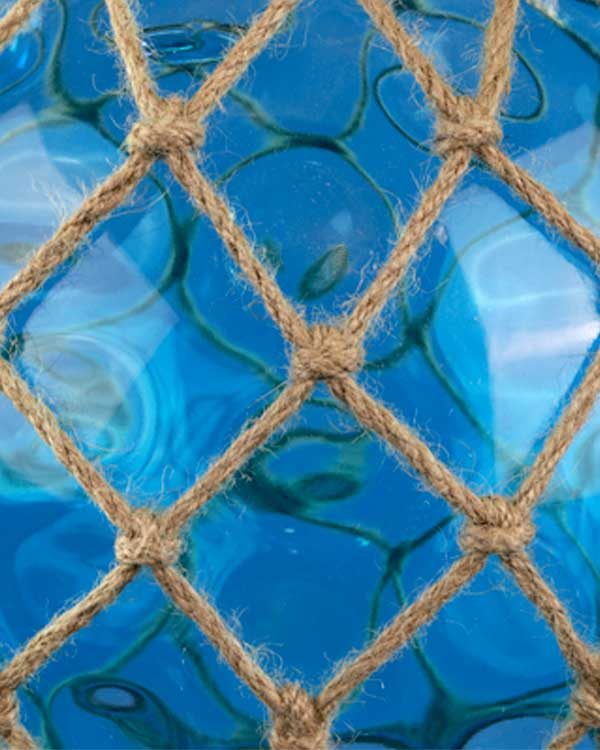 Glass Fish Float Pendant Blue