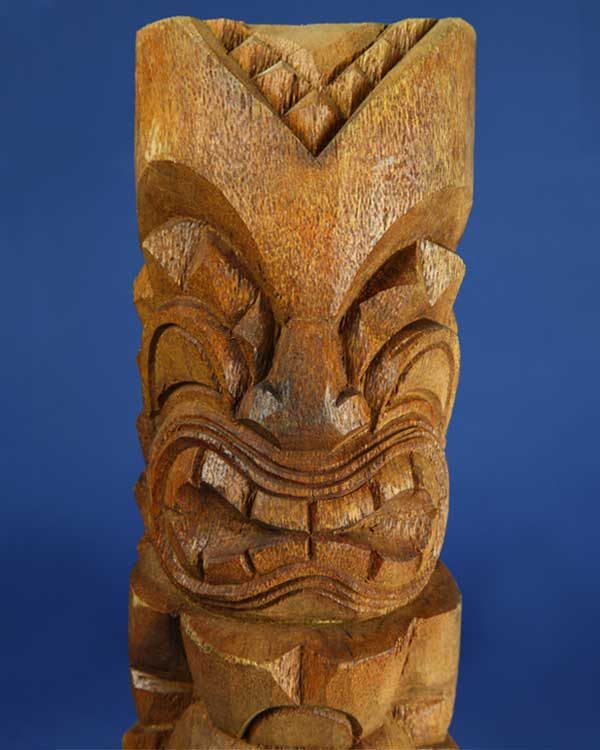 Hand Carved Wooden KU Tiki
