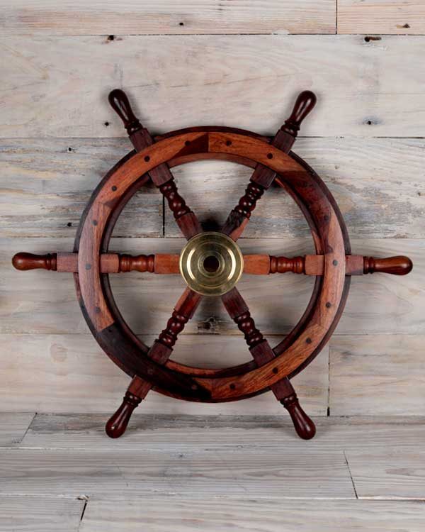 Decorative nautical shipswheel
