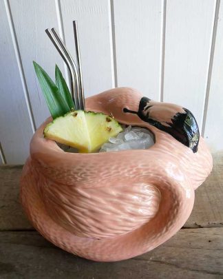 Flamingo Cocktail Sharer Wholesale Pack x 6