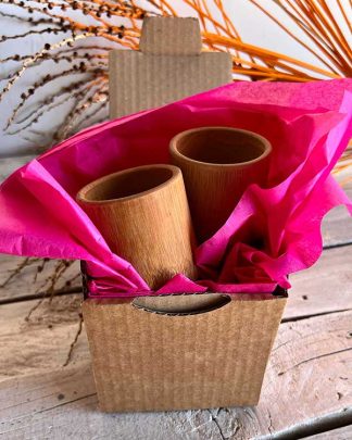 Natural Bamboo Shot Gift Set