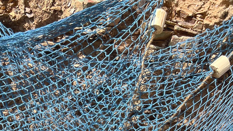 Tiki Bar Fish Nets & Glass Floats