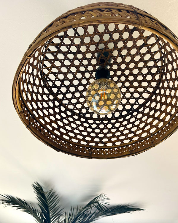 TROPICAL RATTAN BASKET LIGHT UNDERSIDE WEB
