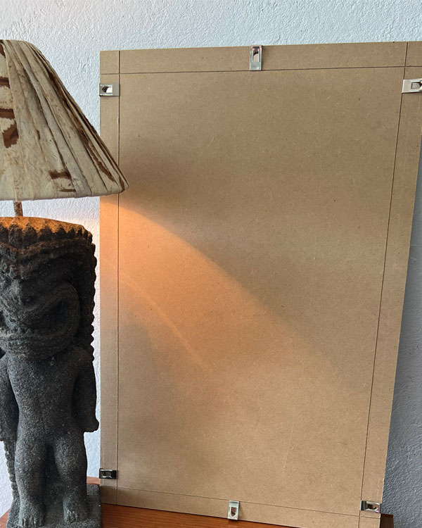 FRAMED TAPA CLOTH PIECE BACK WEB