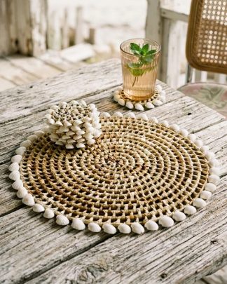SHELL PLACE MATT AND COASTER SET WEB 3